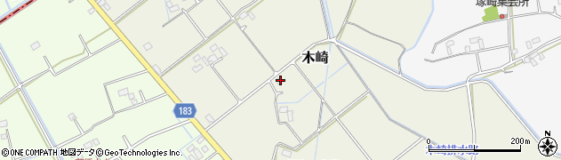 埼玉県春日部市木崎135周辺の地図