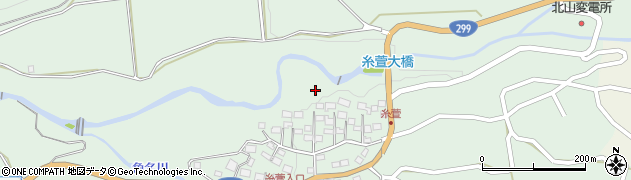 長野県茅野市北山（糸萱）周辺の地図