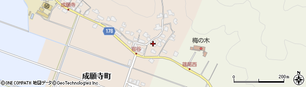 福井県福井市成願寺町3周辺の地図