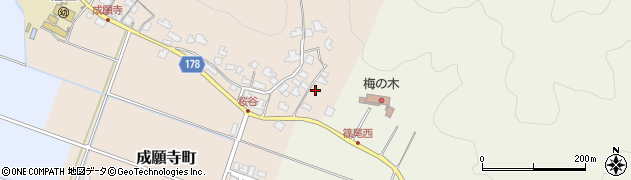 福井県福井市成願寺町1周辺の地図