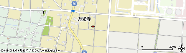 埼玉県吉見町（比企郡）万光寺周辺の地図
