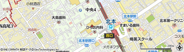 株式会社共栄ドライ北本店周辺の地図