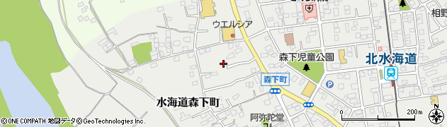 茨城県常総市水海道森下町3919-1周辺の地図