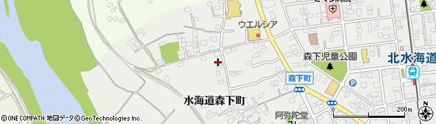 茨城県常総市水海道森下町3909周辺の地図