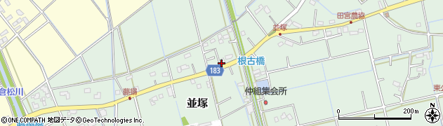 増山理容店周辺の地図