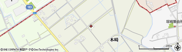 埼玉県春日部市木崎169周辺の地図