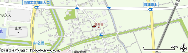 埼玉県白岡市篠津603周辺の地図