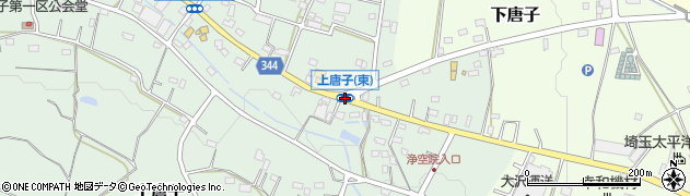 上唐子（東）周辺の地図