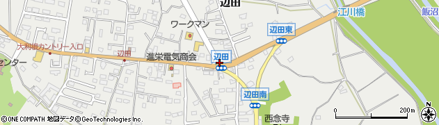 辺田周辺の地図