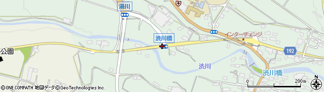 渋川橋周辺の地図