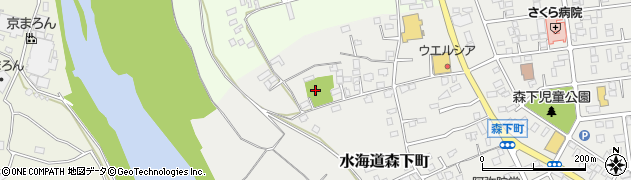 茨城県常総市水海道森下町4166周辺の地図