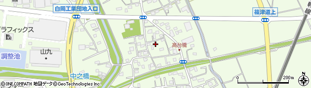 埼玉県白岡市篠津611周辺の地図