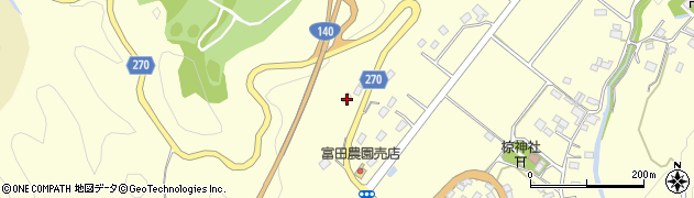 埼玉県秩父市蒔田1689周辺の地図