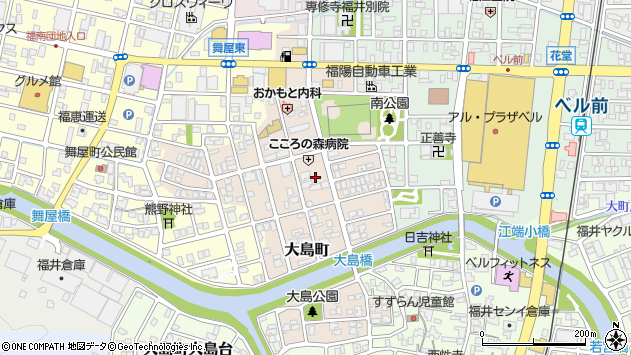 〒918-8018 福井県福井市大島町の地図