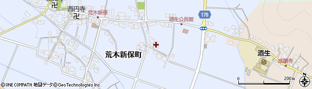 福井県福井市荒木新保町43周辺の地図