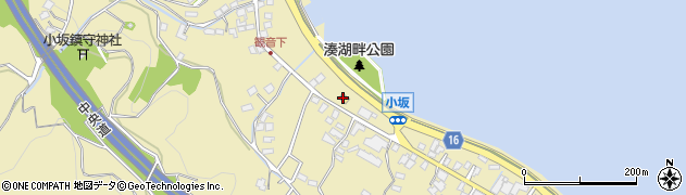 ファミリーマート岡谷湊湖畔店周辺の地図