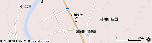 荘川支所前周辺の地図