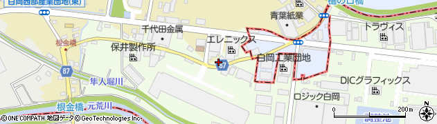 埼玉県白岡市篠津942周辺の地図