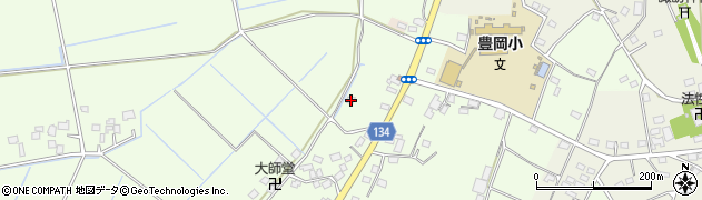 茨城県常総市豊岡町丙1521周辺の地図