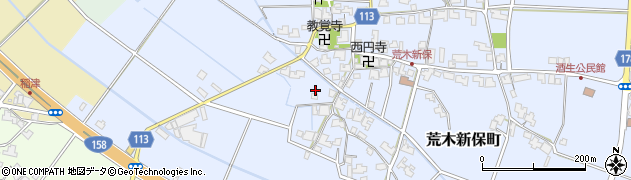 福井県福井市荒木新保町80周辺の地図