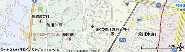 茨城県土浦市中荒川沖町周辺の地図