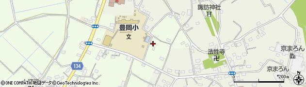 茨城県常総市豊岡町丙3365周辺の地図