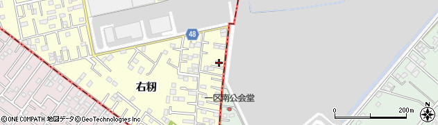 茨城県土浦市右籾2425周辺の地図