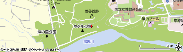 埼玉県比企郡嵐山町菅谷892周辺の地図