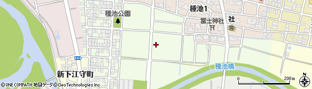 福井県福井市種池町周辺の地図