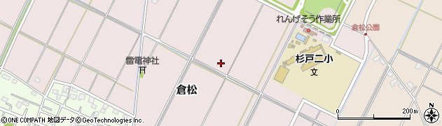 埼玉県杉戸町（北葛飾郡）倉松周辺の地図