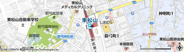 埼玉りそな銀行東松山駅 ＡＴＭ周辺の地図