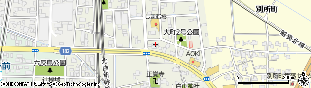 株式会社西原ネオ福井営業所周辺の地図