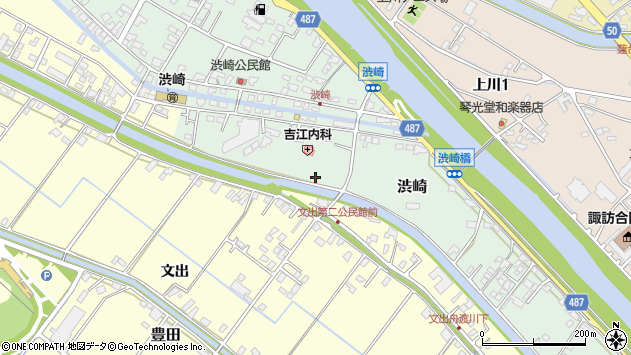 〒392-0010 長野県諏訪市渋崎の地図