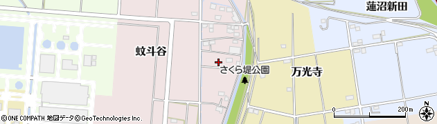 埼玉県比企郡吉見町蚊斗谷84周辺の地図