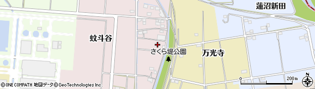 埼玉県比企郡吉見町蚊斗谷81周辺の地図