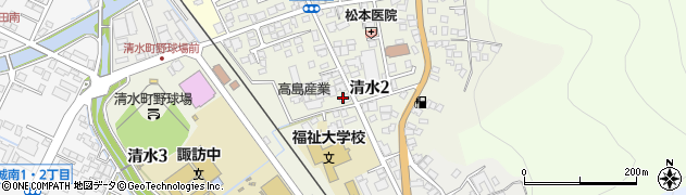 丸二河西燃料店周辺の地図
