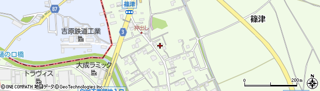 埼玉県白岡市篠津78周辺の地図