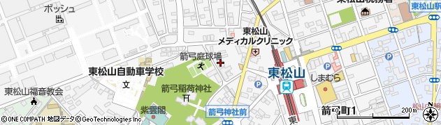中央労働金庫東松山支店周辺の地図