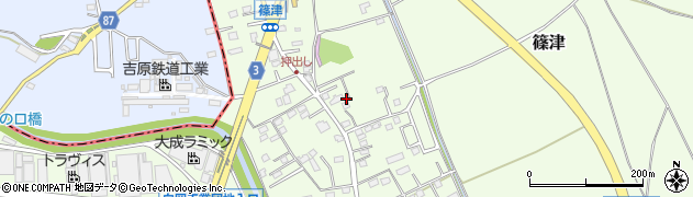 埼玉県白岡市篠津81周辺の地図