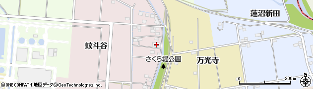 埼玉県比企郡吉見町蚊斗谷72周辺の地図