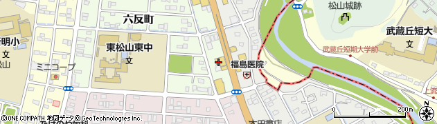 リンガーハット　埼玉東松山店周辺の地図