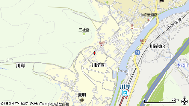 〒394-0046 長野県岡谷市川岸西の地図