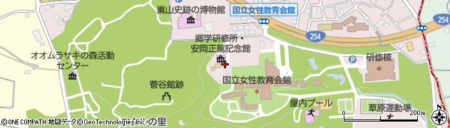 埼玉県比企郡嵐山町菅谷671周辺の地図