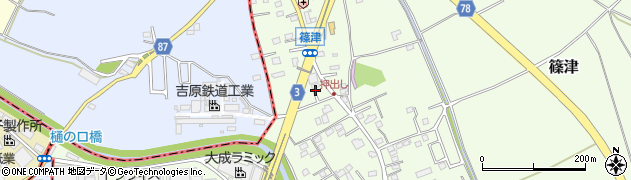 埼玉県白岡市篠津5周辺の地図