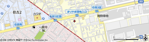 茨城県土浦市右籾3061周辺の地図