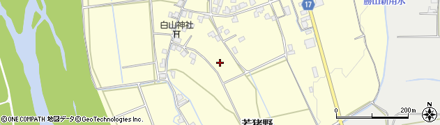 福井県勝山市若猪野周辺の地図