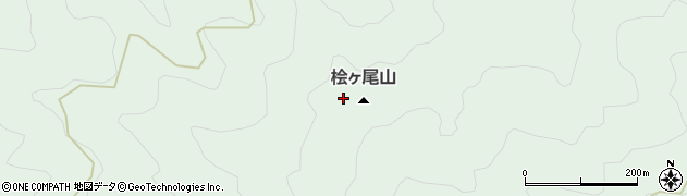 桧ケ尾山周辺の地図