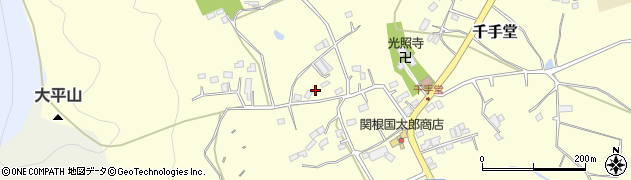 埼玉県比企郡嵐山町千手堂534周辺の地図