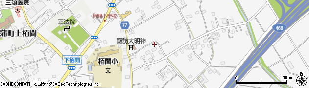 埼玉県久喜市菖蒲町下栢間周辺の地図