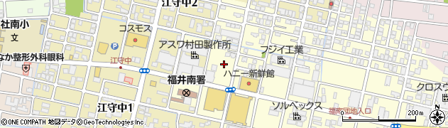 福井県福井市江守中町周辺の地図
